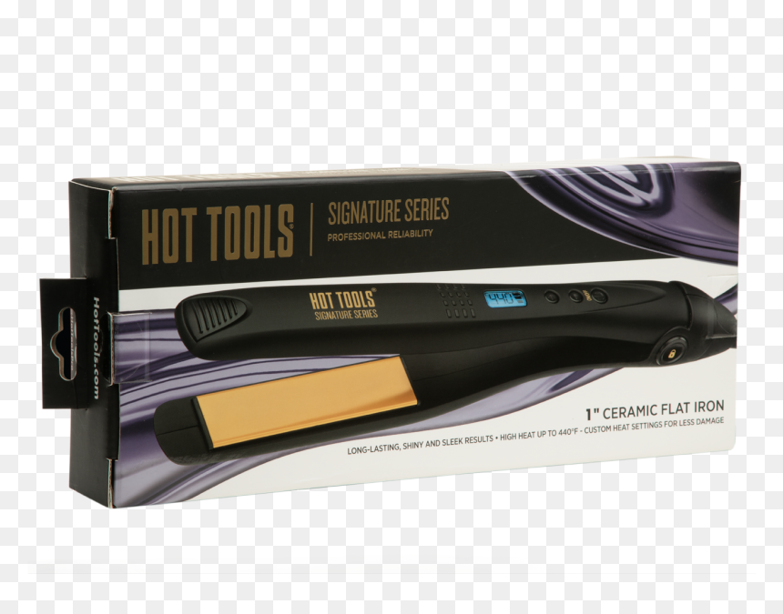 Transparent Flat Iron Png - Plancha Signature Series 1 Hot Tools, Png Download - flat iron png