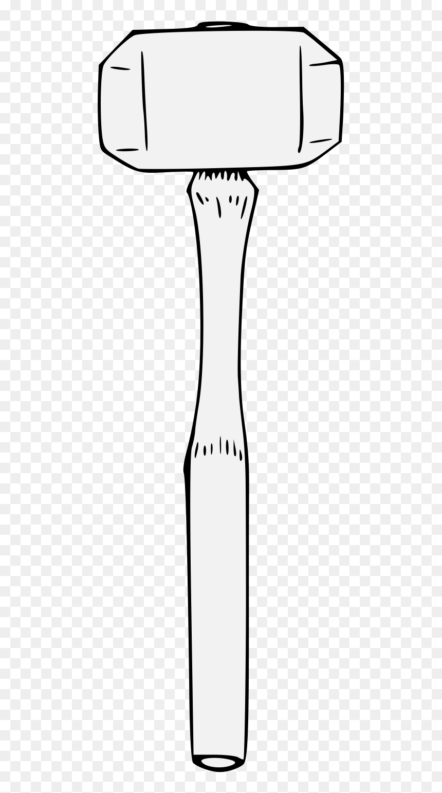 Illustration, HD Png Download - hammer silhouette png