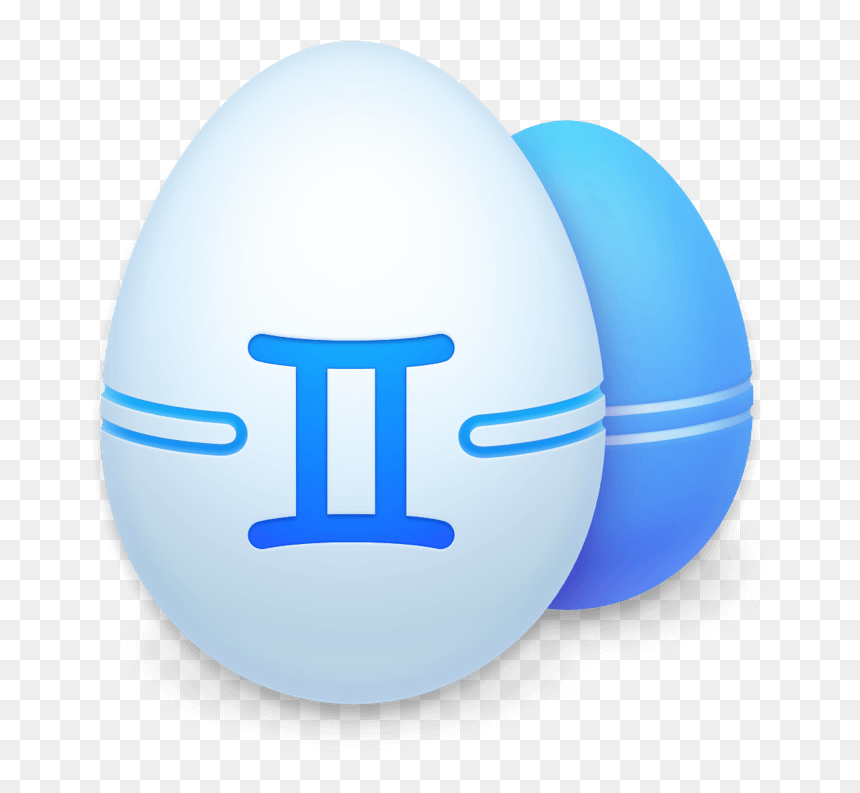 Gemini Mac Clipart , Png Download - Gemini 2 Icon, Transparent Png - gemini symbol png