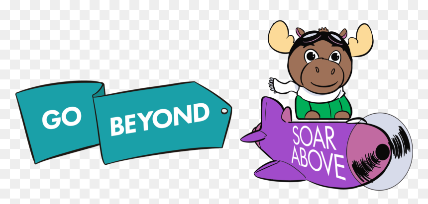 Girl Scout Badge Go Beyond Soar Above, HD Png Download - plane with banner png