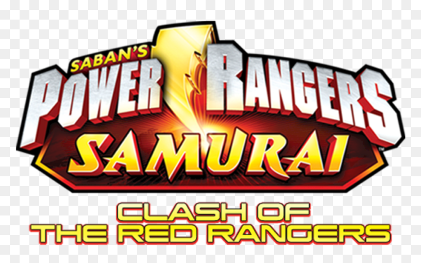 Power Rangers Samurai - Power Rangers Samurai Clash Of The Red Rangers Logo, HD Png Download - red ranger png