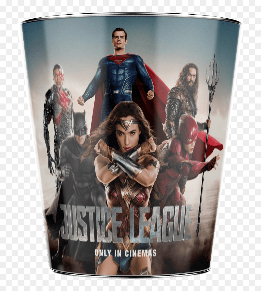 Justice League - Balde Cinema De Pipoca Liga Da Justiça, HD Png Download - ezra miller png