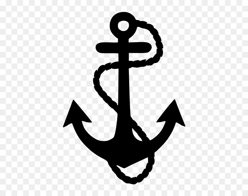 Cute Anchor, HD Png Download - navy anchor png