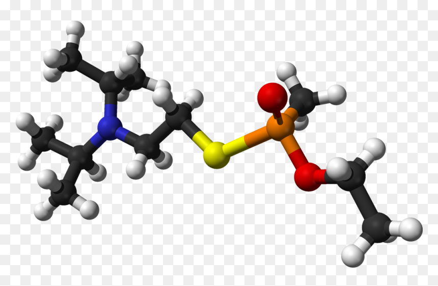 Vx S Enantiomer 3d Balls - Nerve Atom, HD Png Download - nick cage face png