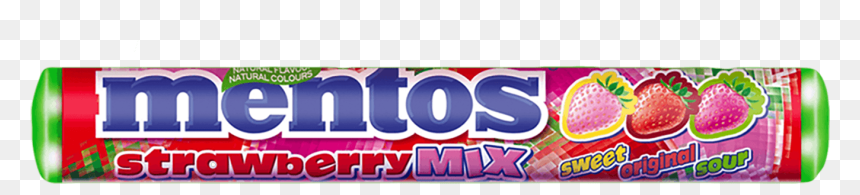Mentos Strawberry Mix, HD Png Download - mentos png