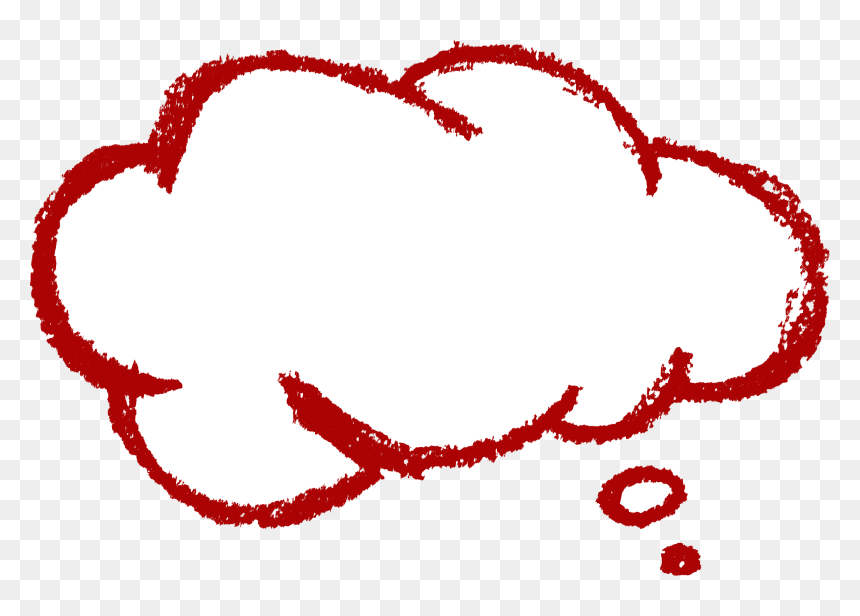 Crayon Speech Bubble - Speech Bubble Png Red, Transparent Png - red crayon png