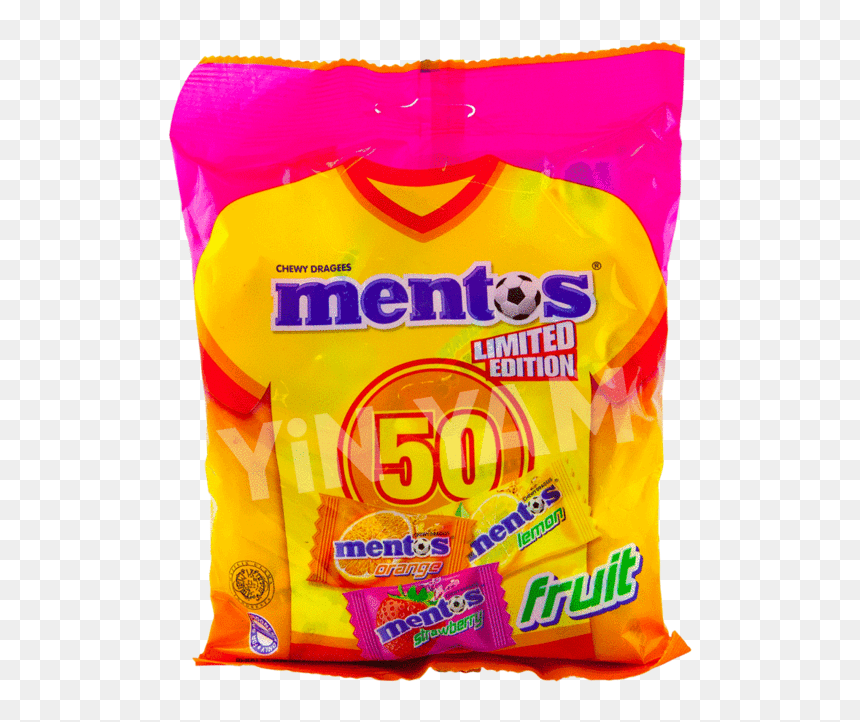 Mentos Fruit Candy Bag 135g - Snack, HD Png Download - mentos png