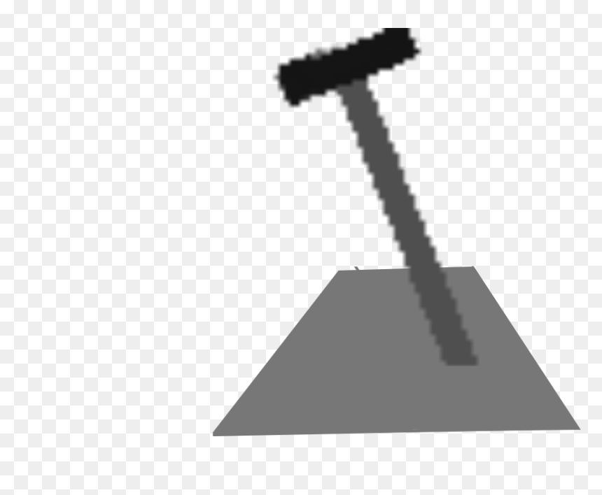 Stonemason's Hammer, HD Png Download - hammer silhouette png