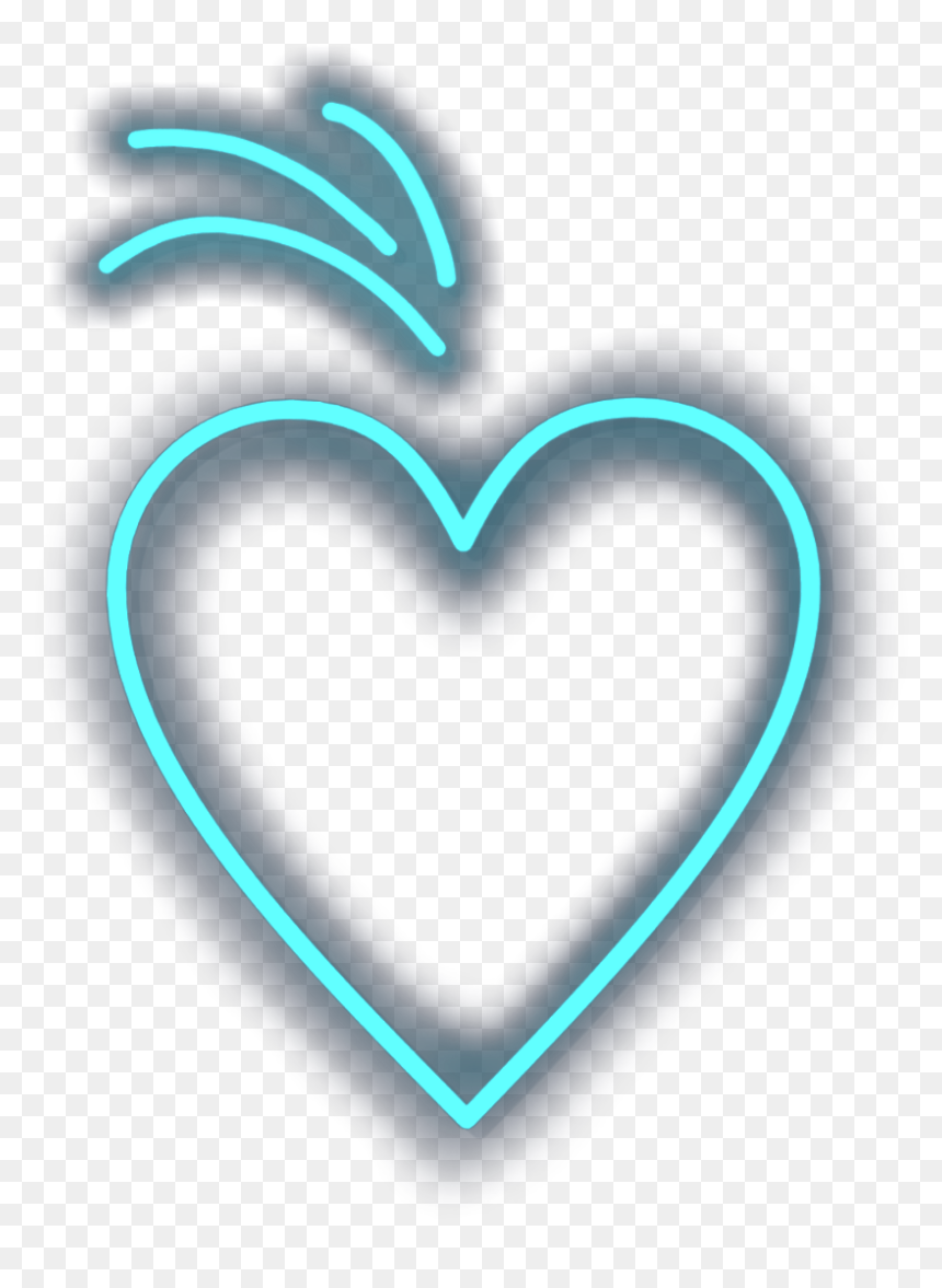Heart, HD Png Download - neon heart png