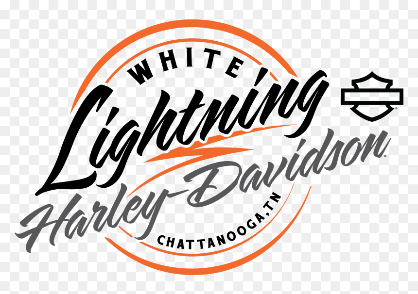 White Lightning Harley-davidson® Chattoonga - Calligraphy, HD Png Download - white lightning png