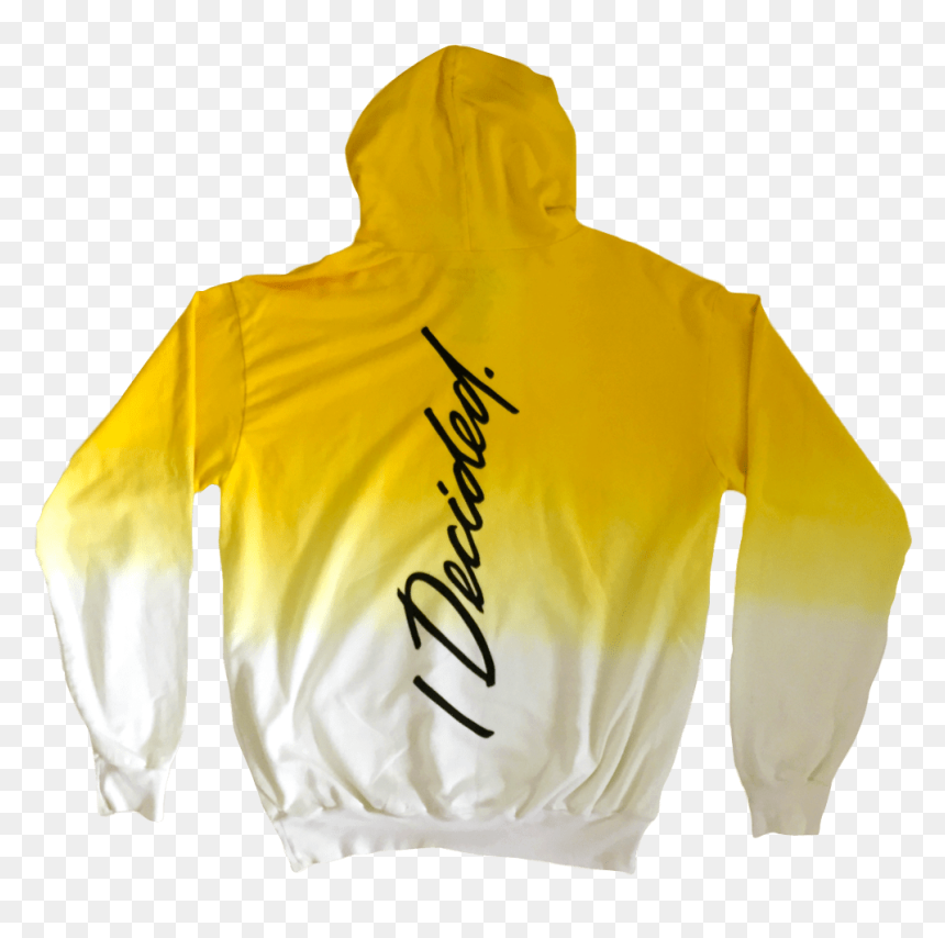 I Decided Dip Dye Yellow Hoo Big Sean - Hoodie, HD Png Download - big sean png