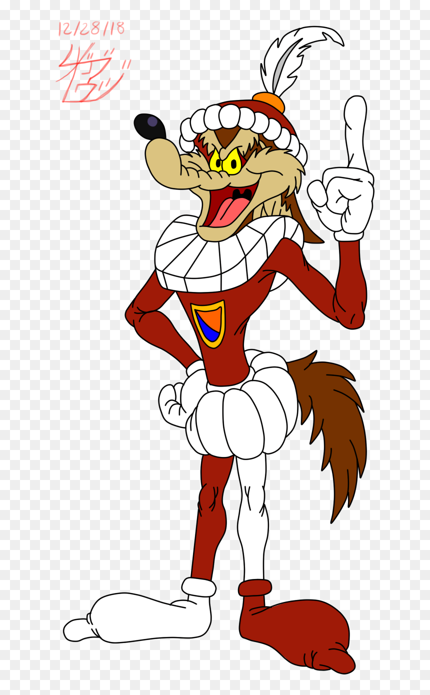Royal Page Wile E - Cartoon, HD Png Download - wile e coyote png