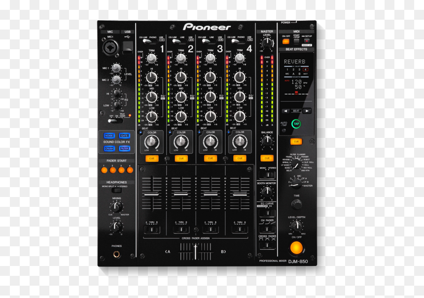 Pioneer Djm 850, HD Png Download - dj mixer png