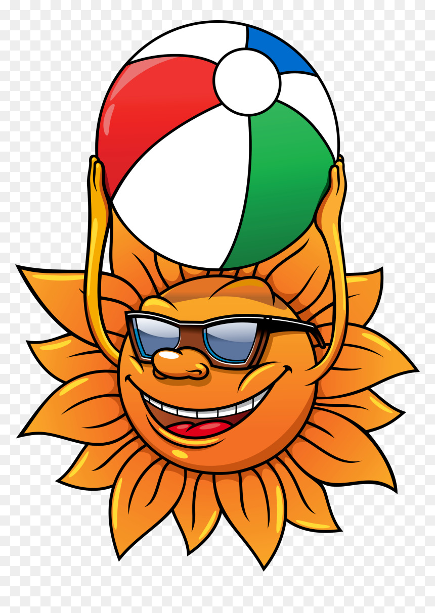 Summer Sun - Illustration, HD Png Download - summer sun png