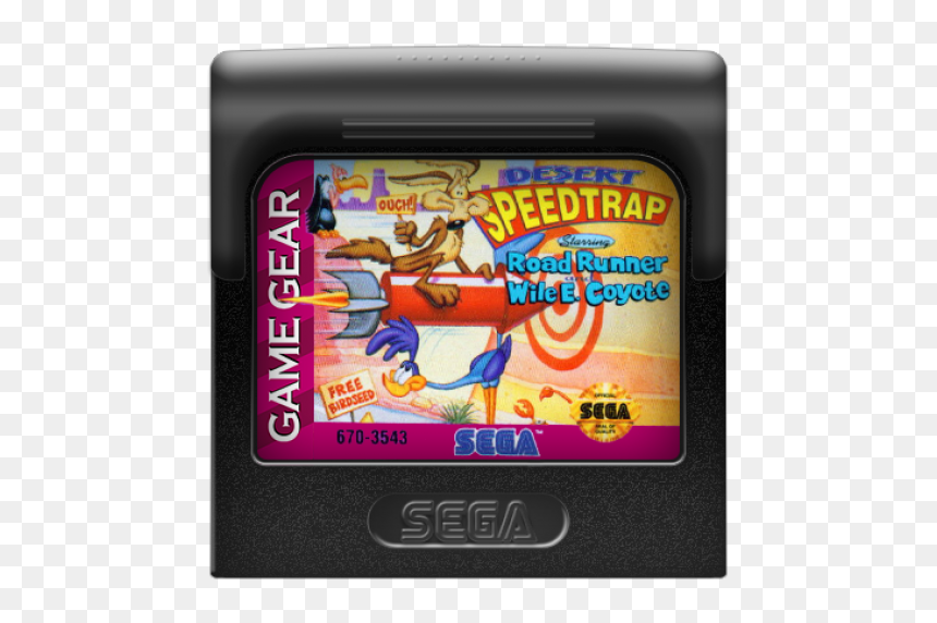 Road Runner & Wile E - Juego Correcaminos Game Gear, HD Png Download - wile e coyote png