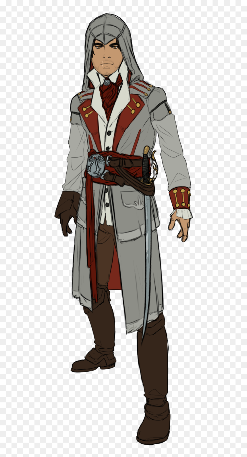 Luca Art Blog - Cartoon, HD Png Download - edward kenway png
