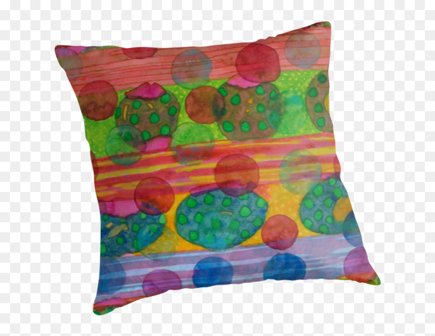 Round Shapes Within And Above Horizontal Stripes By - Cushion, HD Png Download - horizontal stripes png