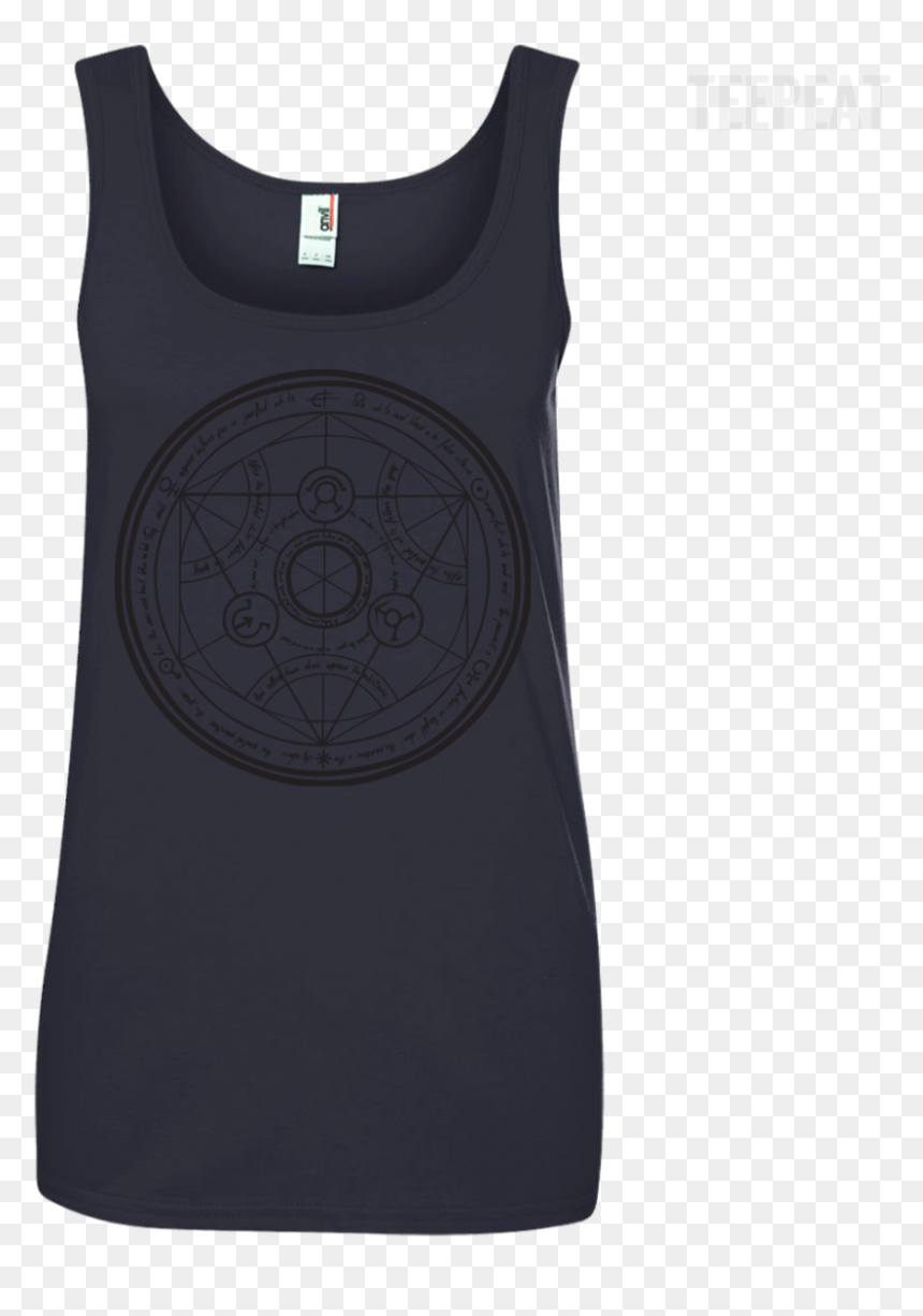 Full Metal Alchemist Transmutation Circle Ladies Tee - T-shirt, HD Png Download - transmutation circle png