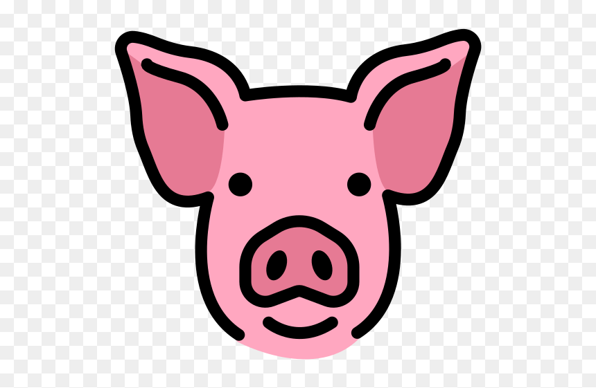 Scalable Vector Graphics, HD Png Download - pig emoji png