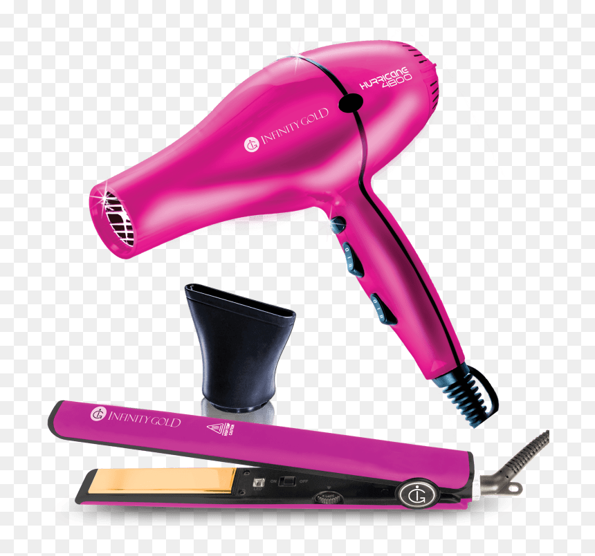 Hair Blow Dryer Png, Transparent Png - flat iron png