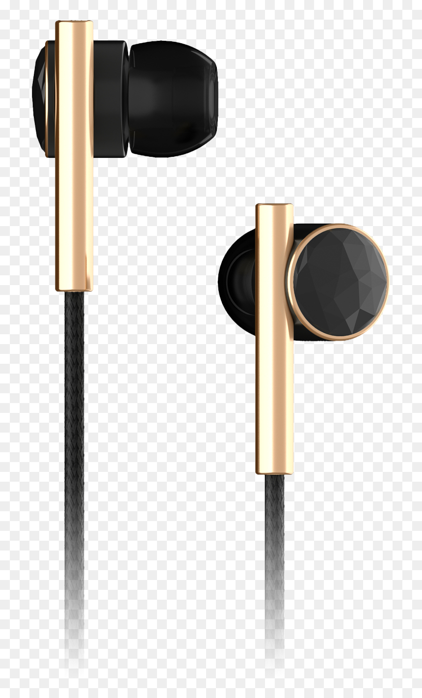 Headphones, HD Png Download - gold microphone png