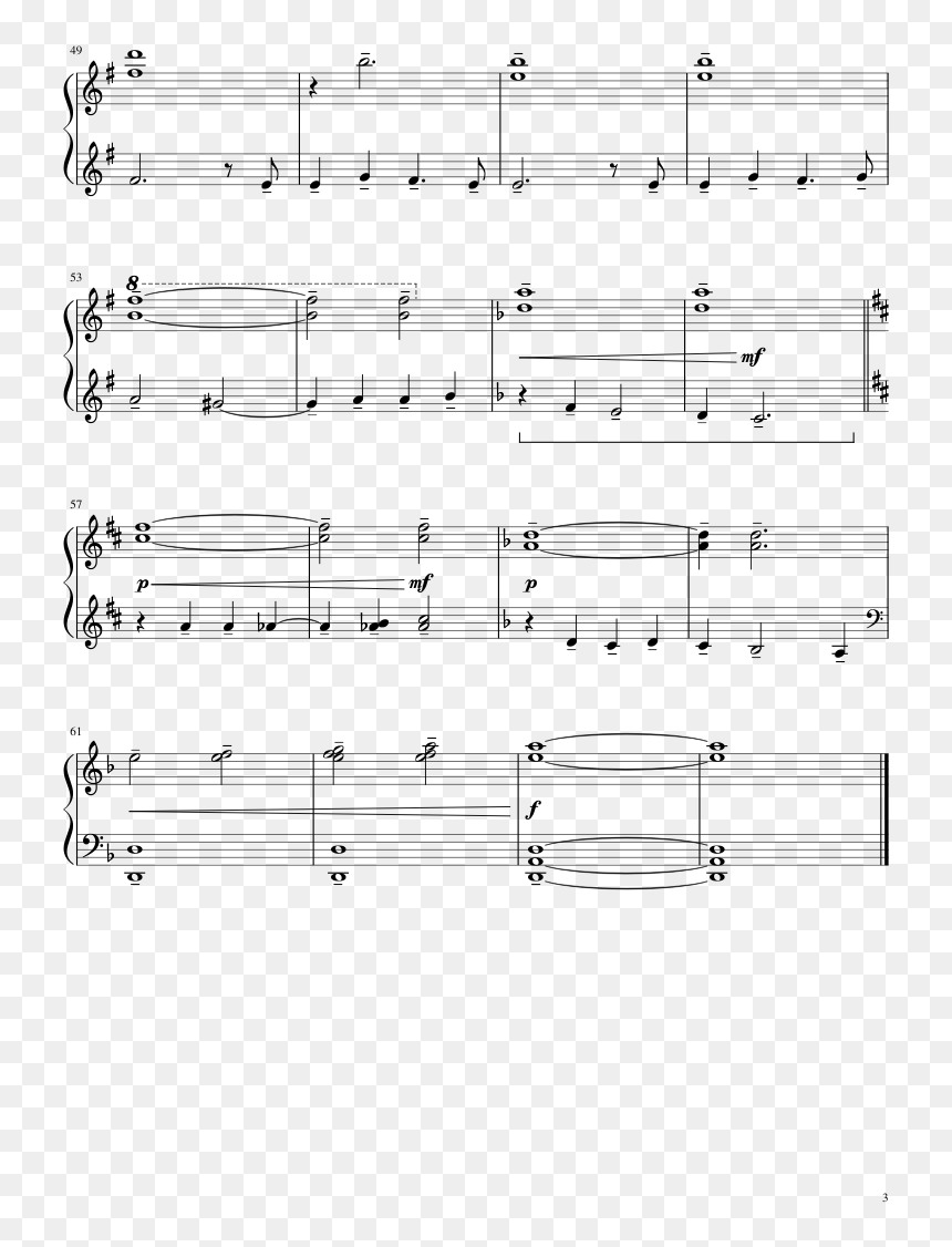 The Desolation Of Smaug - Sheet Music, HD Png Download - smaug png