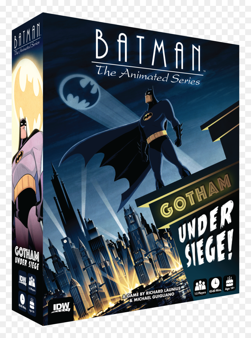 Batman Tas, Gotham Under Siege Game - Batman The Animated Series Gotham Under Siege Board, HD Png Download - batman head png
