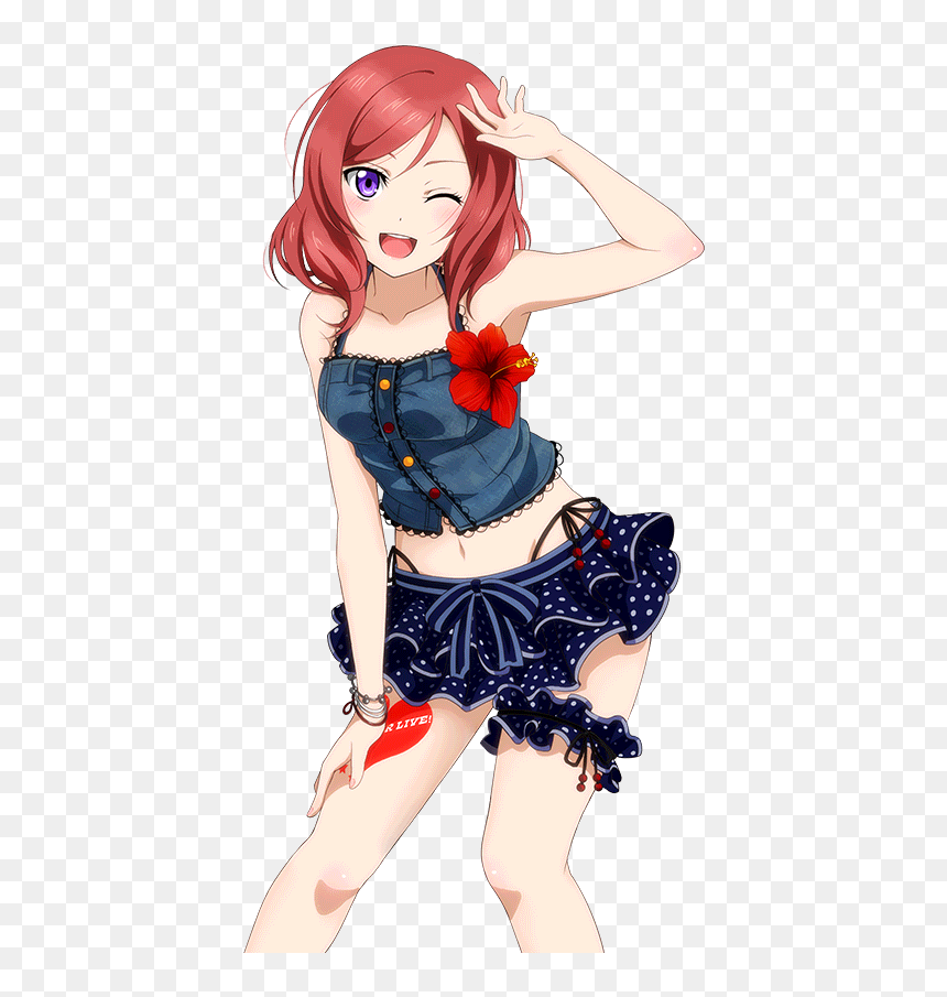 Maki Love Live Transparent, HD Png Download - maki nishikino png