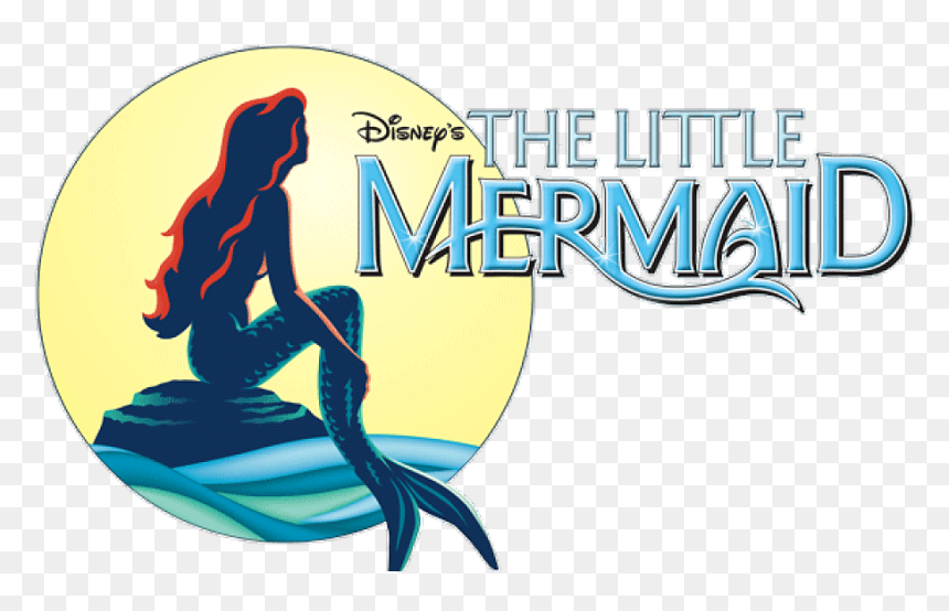 The Little Mermaid Ariel King Triton Logo The Walt - Little Mermaid Play Logo, HD Png Download - little mermaid logo png