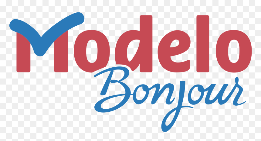 Modelo Bonjour Logo Png Transparent - Graphic Design, Png Download - modelo logo png
