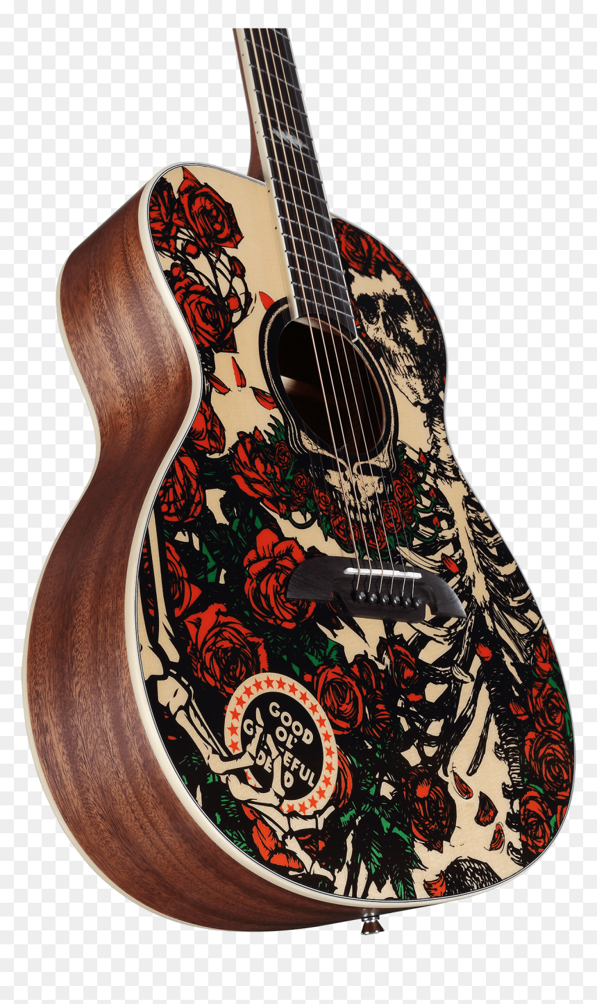Grateful Dead Guitars Alvarez - Bass Guitar, HD Png Download - grateful dead png