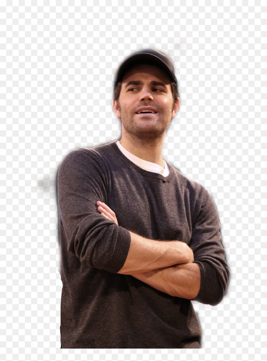 Stefan Salvatore In A Cap, HD Png Download - paul wesley png