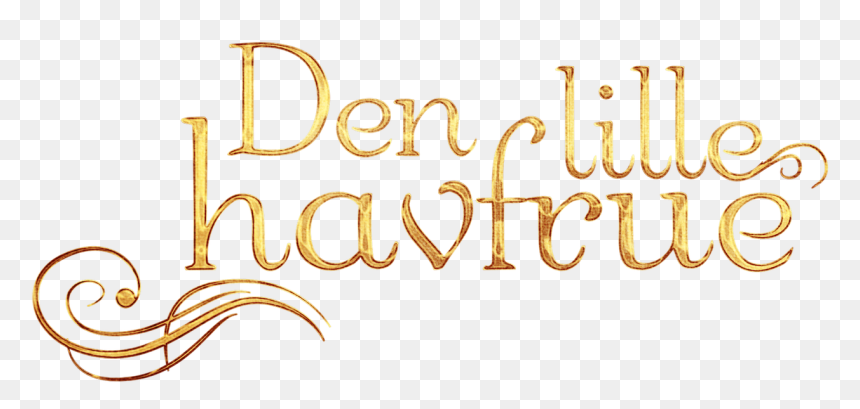 Calligraphy, HD Png Download - little mermaid logo png