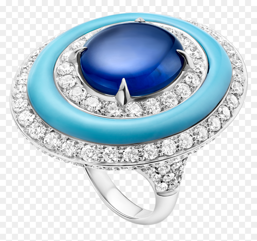 Colour Treasures Rings Rings White Gold White - Bulgari Wild Pop Ring, HD Png Download - white ring png
