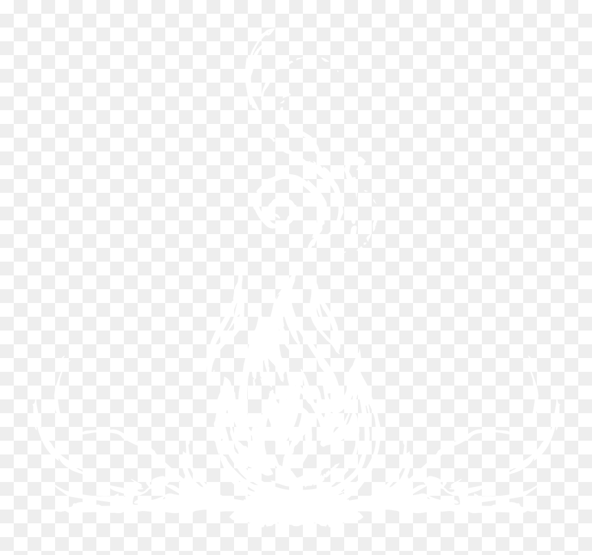 Flameartwhite - Illustration, HD Png Download - fire ember png