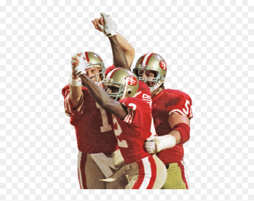 Montana Td Pass To Taylor In Sb Xxiii - Sprint Football, HD Png Download - nfl player png
