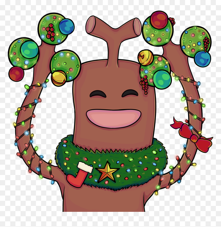 Sudowoodo With Christmas Decorations - Cartoon, HD Png Download - sudowoodo png
