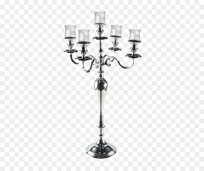 80cm Silver Candelabra , Png Download - Metalni Svecnjak, Transparent Png - candelabra png