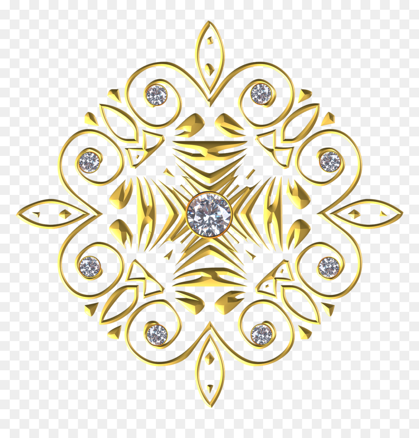 Gold Flourish Png, Transparent Png - gold flourish png