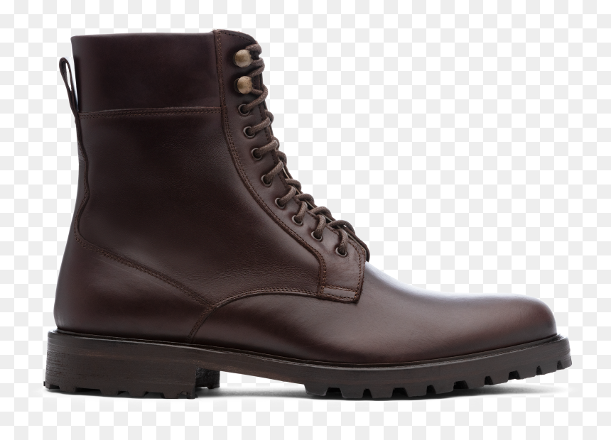 Mens Combat Boot Brown, HD Png Download - combat boots png