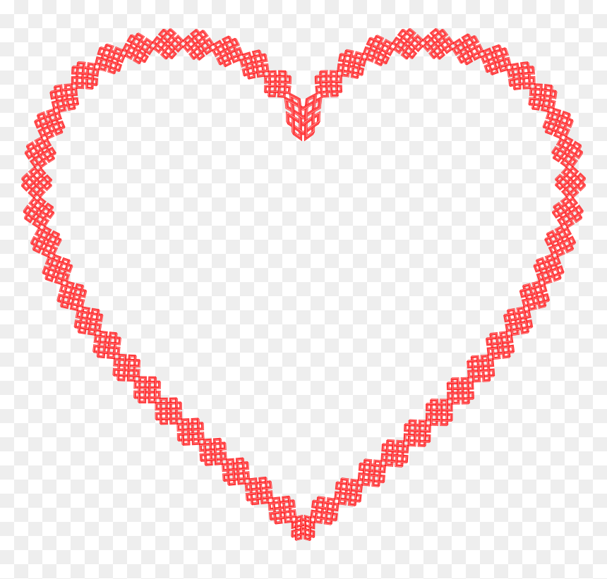 Lattice Heart Clip Arts - Big Heart White Background, HD Png Download - lattice png
