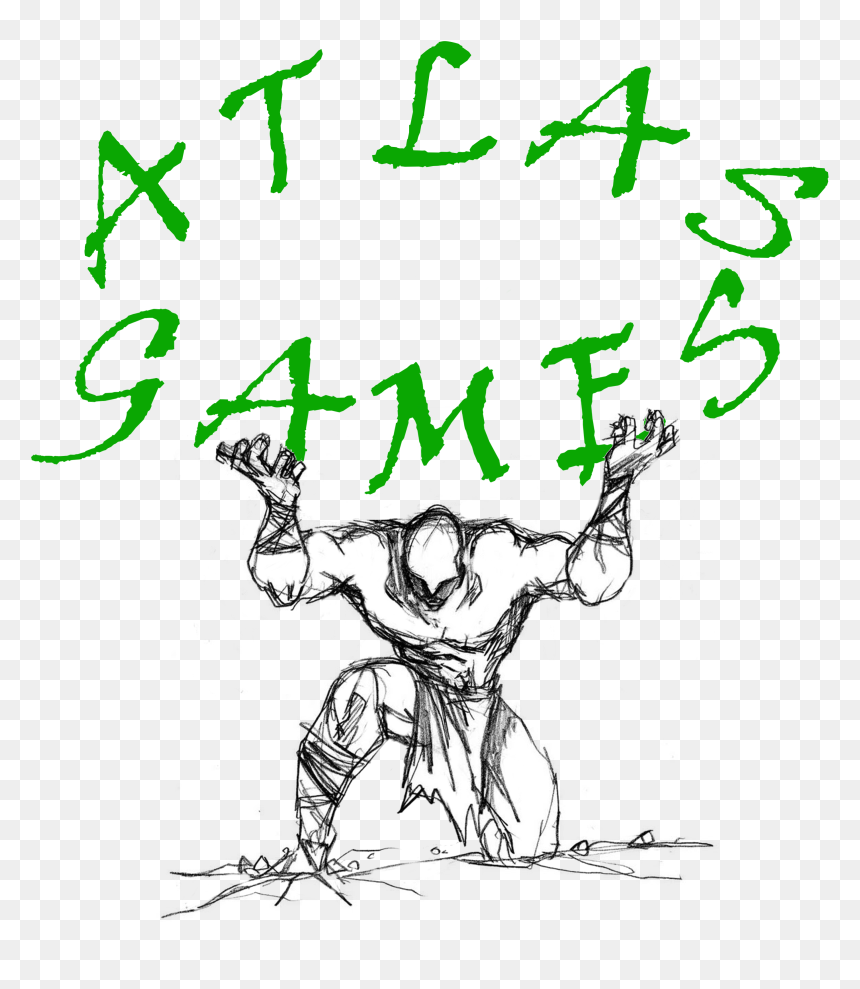 Clipart Royalty Free Atlas Drawing Titan - Illustration, HD Png Download - earth drawing png