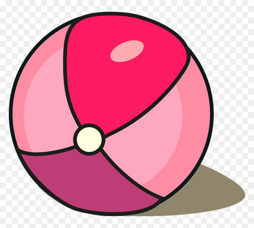 Beach Ball Clipart - Circle, HD Png Download - beach ball clipart png