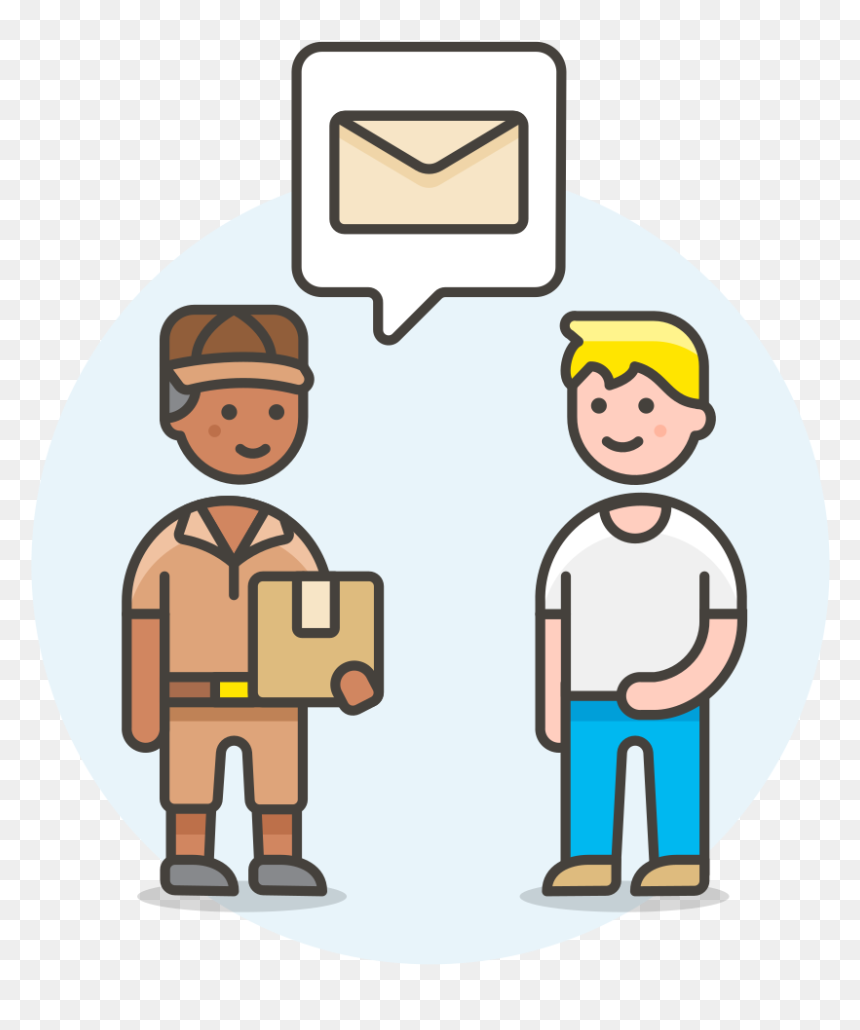Postman Receive Letter Icon, HD Png Download - letter icon png