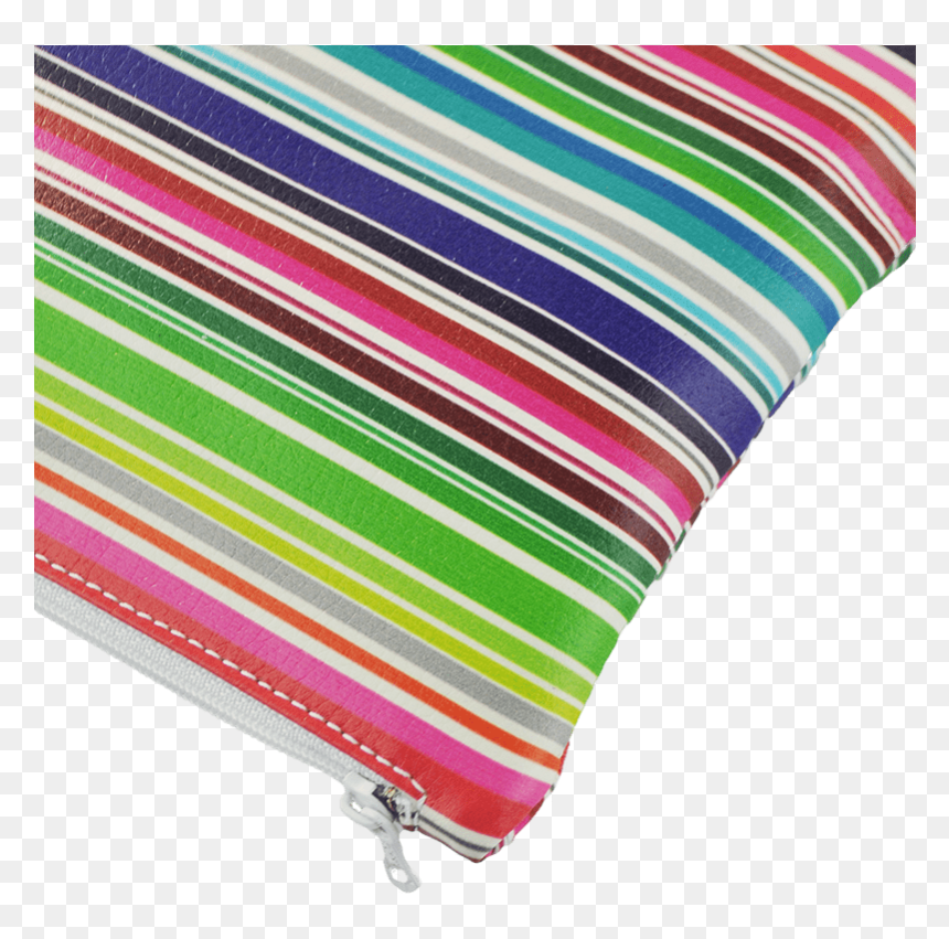 Zipped Closure Belt Bag Multicolor Horizontal Stripes - Coin Purse, HD Png Download - horizontal stripes png
