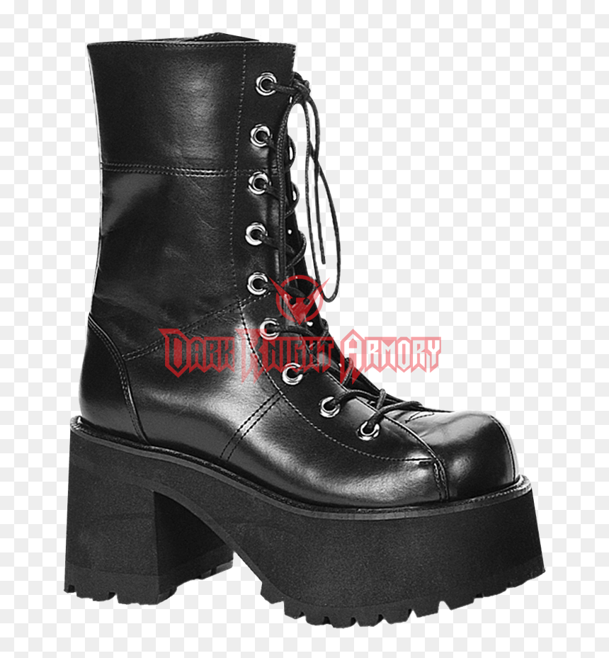 Womens Platform Combat Boots - Womens Combat Boots Platform, HD Png Download - combat boots png
