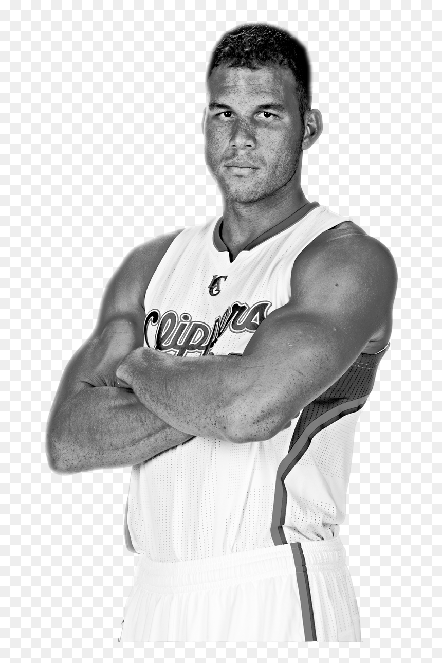 Blake Griffin Black And White, HD Png Download - blake griffin png