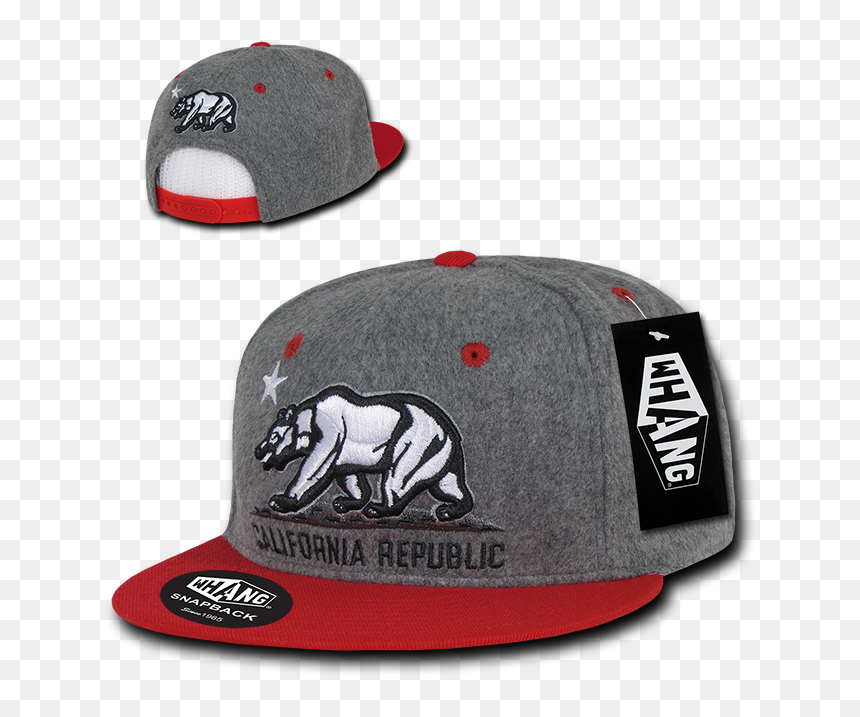 California Republic Snapback Hat, HD Png Download - ash hat png