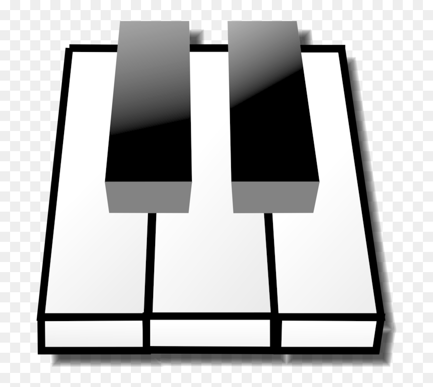 All Photo Png Clipart - 2 Black Keys Piano, Transparent Png - piano clipart png