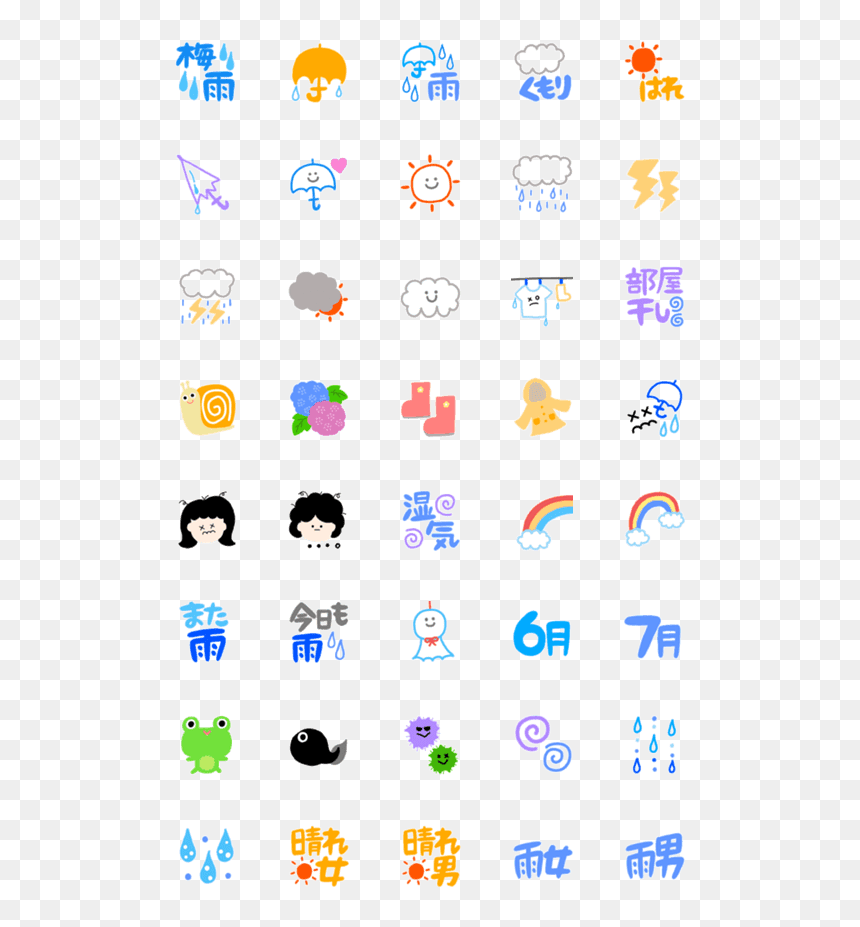 Clip Art, HD Png Download - rain emoji png